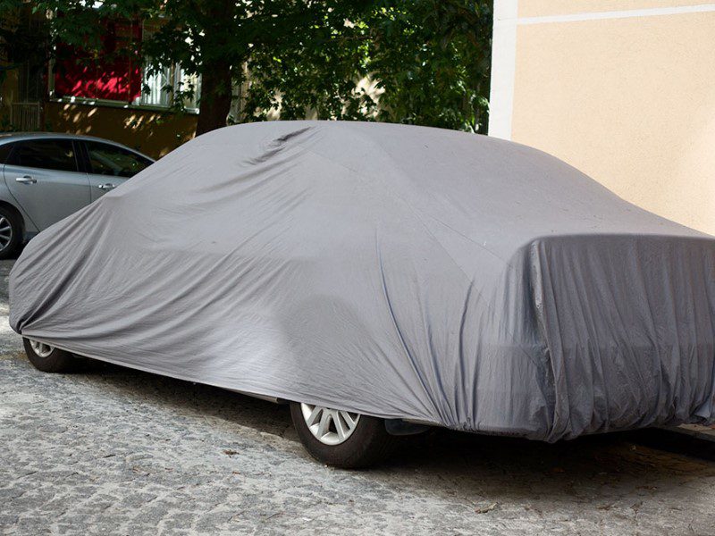 use a specific anti-hail car cover