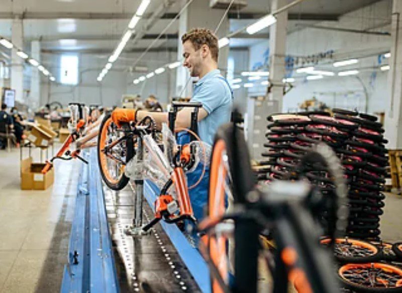 Cube Bikes are handmade in their factory in Bavaria.