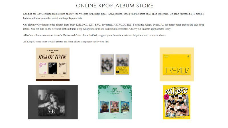 Online Kpop KpopOmo Shop