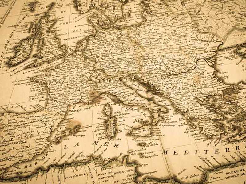 oldest map of Europe